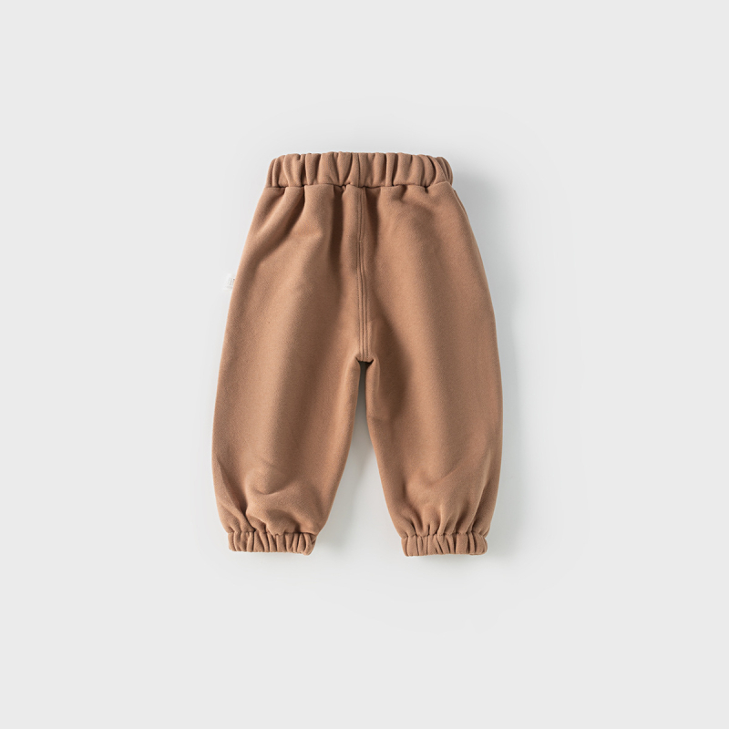 Gyerekeknek készült melegítőnadrág fleece béléssel, uniszex, pamut.