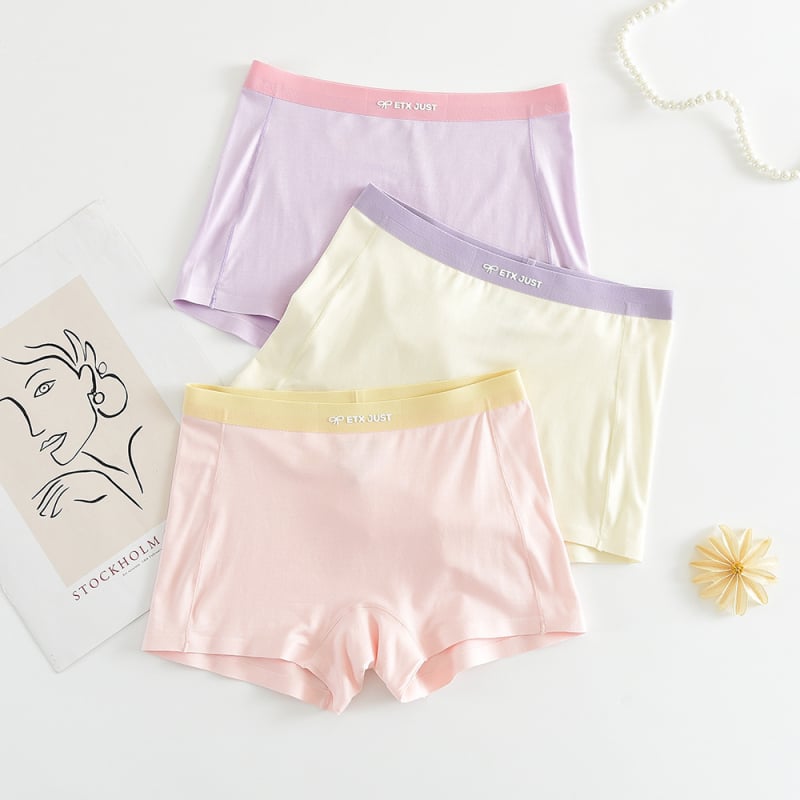 ETX Lányoknak szóló varrat nélküli fehérnemű, 91% regenerált cellulózrost, középtalijos boxer brief, 3–8 éveseknek (100–140 cm)