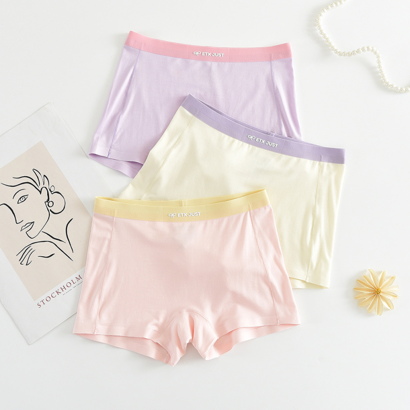 ETX Lányoknak szóló varrat nélküli fehérnemű, 91% regenerált cellulózrost, középtalijos boxer brief, 3–8 éveseknek (100–140 cm)