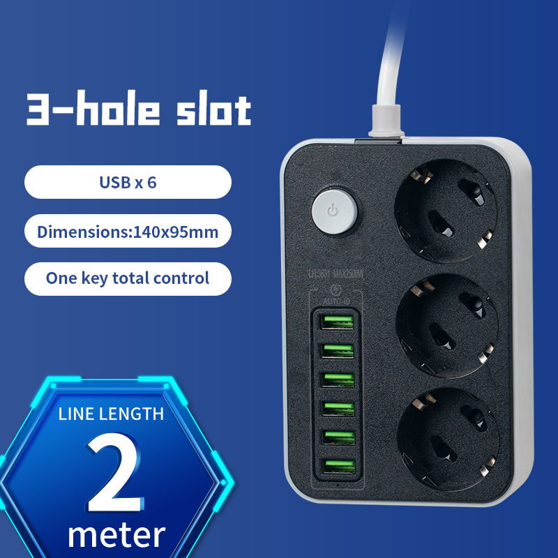EU standardni USB-C pametni produžitelj s USB punjenjem