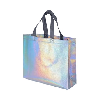 Laminirana laserska tote torba od netkanog materijala za trgovinu ženske odjeće, prilagođena