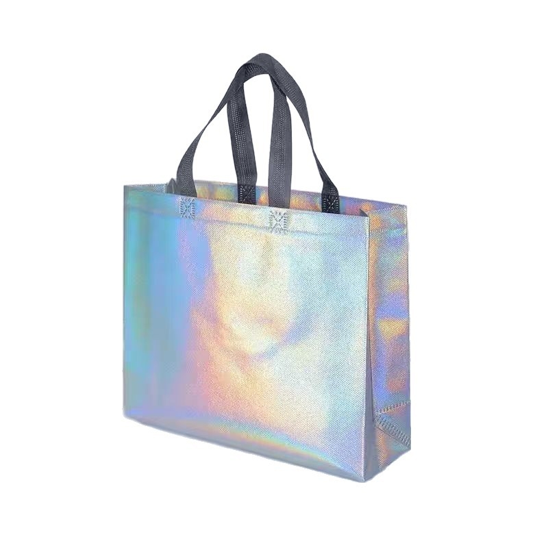 Laminirana laserska tote torba od netkanog materijala za trgovinu ženske odjeće, prilagođena