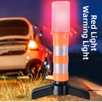 LED bezpečnostné svetlo pre auto so silným magnetickým držiakom, núdzové blikanie pre riadenie dopravy