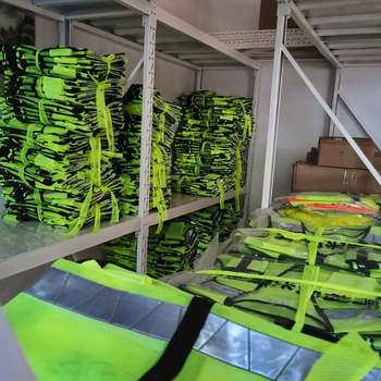 Reflektirajuća vesta s tiskanim tekstom loga, toplinski tisk, jarko fluoroscentna žuta