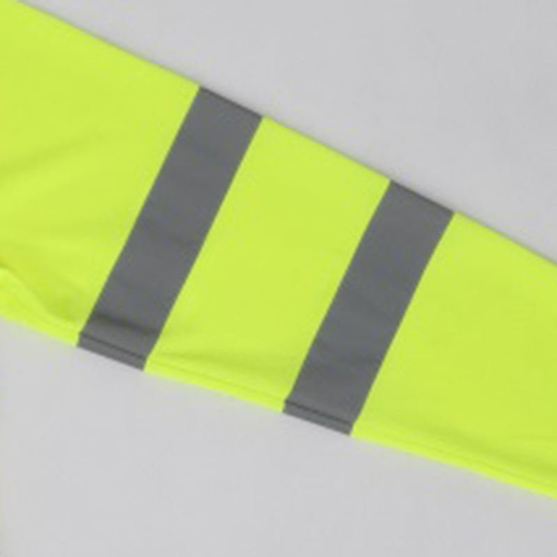 Fluorescentna reflektirajuća majica za gradilište s 5 cm reflektirajućom trakom II. klase, Bird's-eye tkanina 140 g