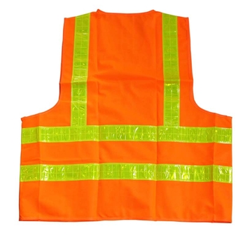 Reflektirajuća sigurnosna vestica od poliestera, fluorescencno žuta, mrežasti uzorak, za radnike u prometu i komunalnim službama