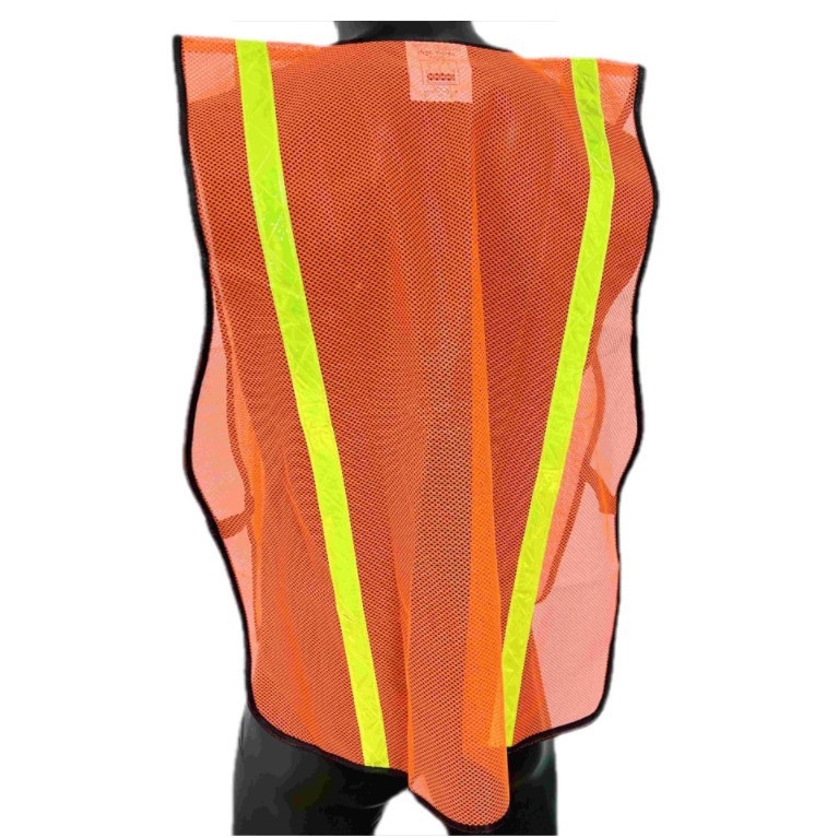Reflektirajuća veste s bočnom elastičnom trakom, PVC mrežasta tkanina, puna mreža, 60/80 g/m² – ROSUN