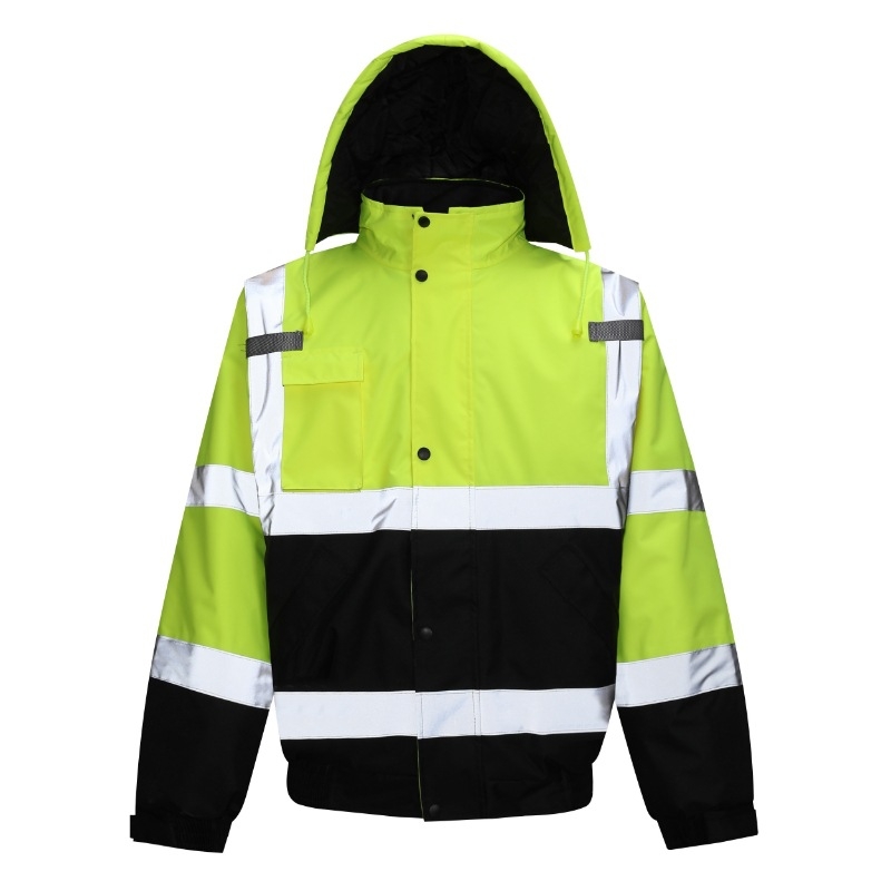 Uniformă personalizată pentru trafic rutier, din material Oxford, cu elemente reflectorizante — jachetă/vestă reflectorizantă pentru șantier