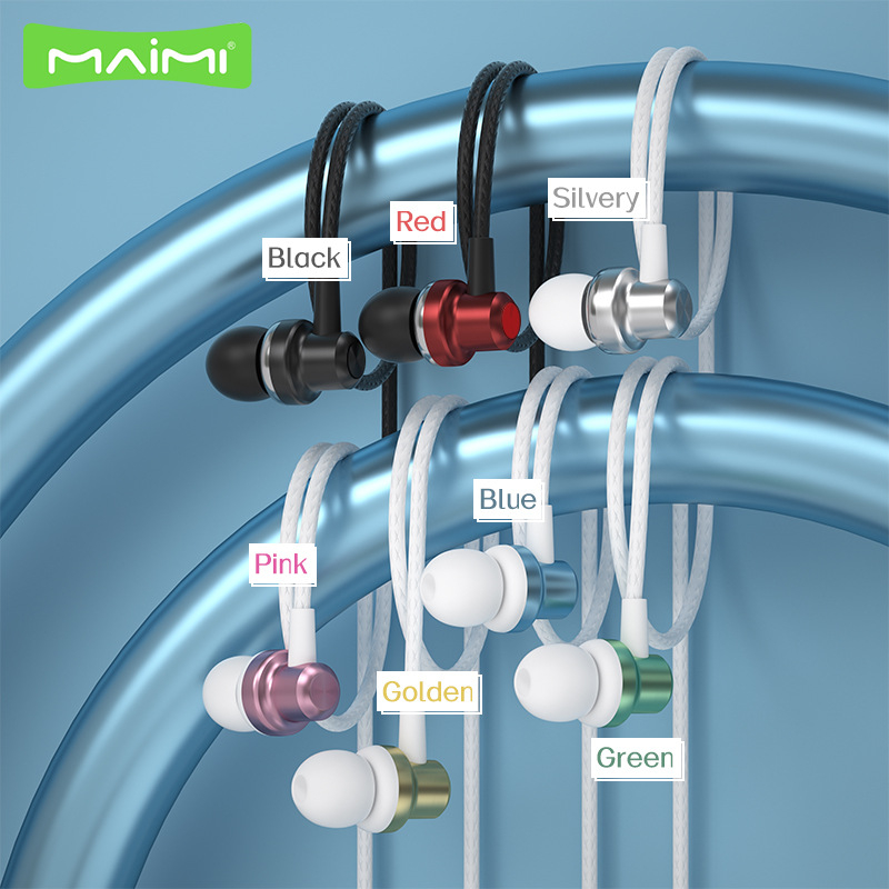 Mai Mi H41 žične in-ear slušalice, 3.5 mm, Android, s mikrofonom, za gaming, visokokvalitetan zvuk