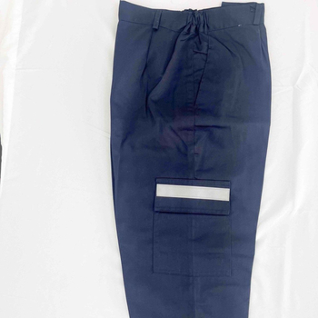 Pantalone za radnu odjeću od poliestera i pamuka s reflektirajućim trakom, otporne na prljanje