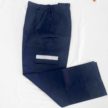 Pantalone za radnu odjeću od poliestera i pamuka s reflektirajućim trakom, otporne na prljanje