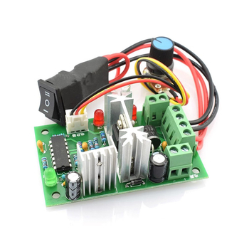 PWM контролер за микро двигател 12V/24V DC четков мотор с превключвател напред/назад и регулиране на скоростта