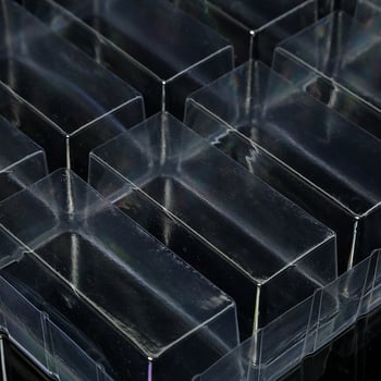 Прозрачна PVC блистерна тава за хардуерни инструменти със квадратен вътрешен отдел