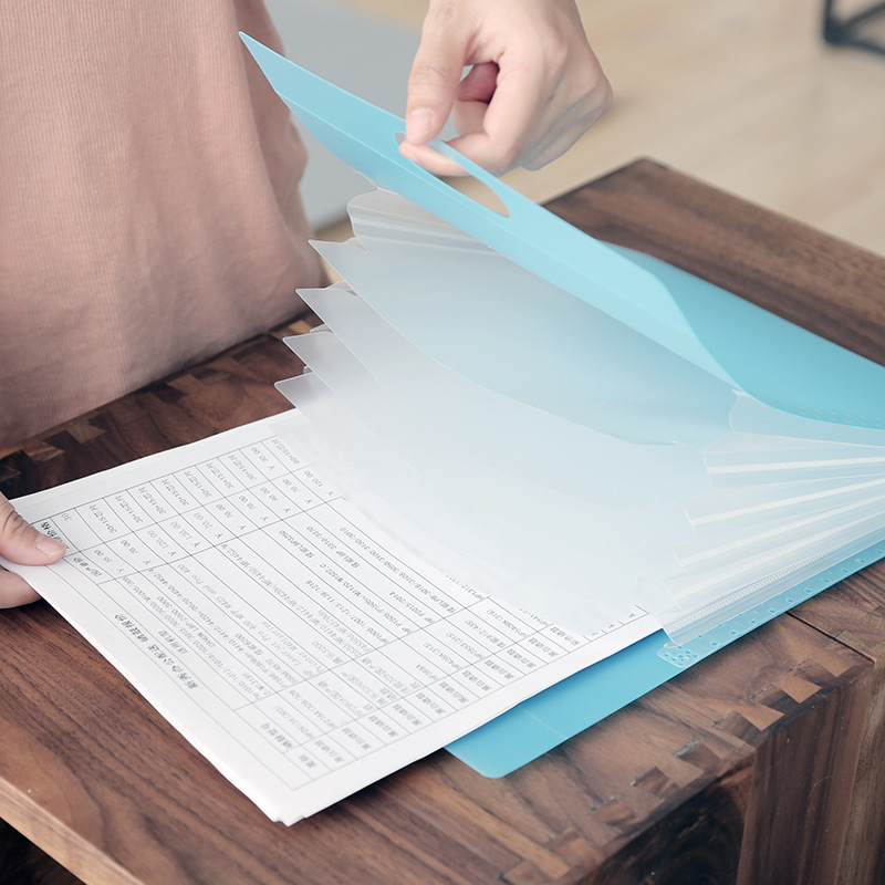 A4 PP organizator dokumenata, prenosni višeslojni harmonika folder