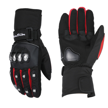 REALM TRIBE Unisex rukavice od polar fleece-a za motociklizam, vožnju biciklom i skijanje – tople, otporne na vjetar, vodootporne, debele, s zaslonom osjetljivim na dodir
