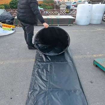PVC premazana tkanina za rudničke tunelske zračne kanale, za pozitivan i negativan tlak