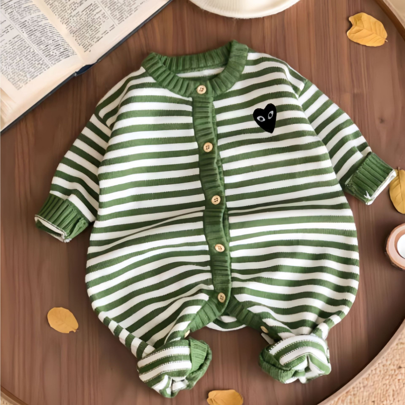 Salopetă de toamnă din tricot pentru nou-născuți, unisex, mâneci lungi, 0–12 luni