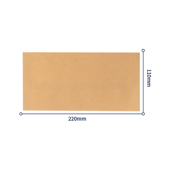 Deli Brand No. 5 koverti od kraft papira, bez otiska, veličina 220x110 mm, model 3423A, 20 komada u pakiranju