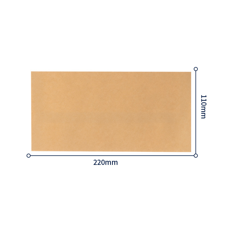 Deli Brand No. 5 koverti od kraft papira, bez otiska, veličina 220x110 mm, model 3423A, 20 komada u pakiranju