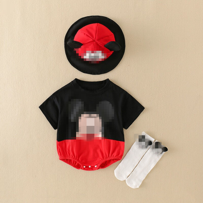 Salopetă lejeră de vară pentru nou-născuți: romper subțire cu mâneci scurte, unisex pentru băieți și fete, pentru explorare