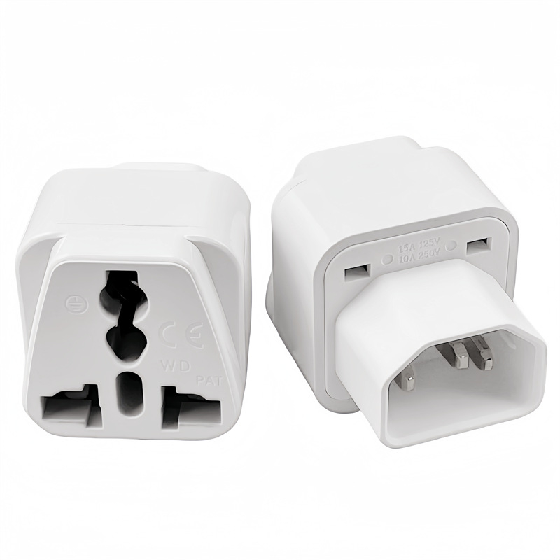 Szekrényhez készült PDU aljzat, IEC C13 aljzat, UPS kimeneti adapter C14 a GB szabvány univerzális aljzathoz, 10A