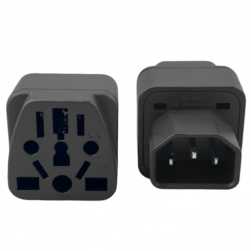 Szekrényhez készült PDU aljzat, IEC C13 aljzat, UPS kimeneti adapter C14 a GB szabvány univerzális aljzathoz, 10A