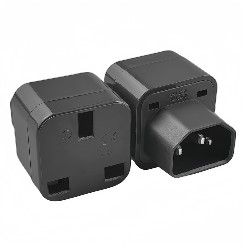 Szekrényhez készült PDU aljzat, IEC C13 aljzat, UPS kimeneti adapter C14 a GB szabvány univerzális aljzathoz, 10A