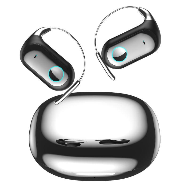 Bluetooth slušalice s AI prijevodom i prijevodom uživo, bežične sportske slušalice s kopčom za uho, dugo trajanje baterije