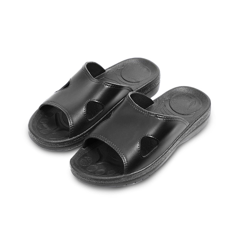 Papuci anti-static din PU cu talpă moale îngroșată, antiderapante, respirabile, pentru spații curate din fabrici electronice (unisex)