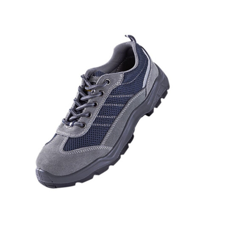 Zhongmai ZM080 Pantofi de protecție cu protecție la lovire, perforare și electrostatică; rezistenți la uleiuri și la acizi/baze; respirabili, antiderapante și rezistenți la uzură; gleznă joasă