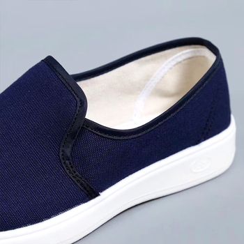 Antistatične tenisice od PU platna, slip-on za radionicu, plave boje