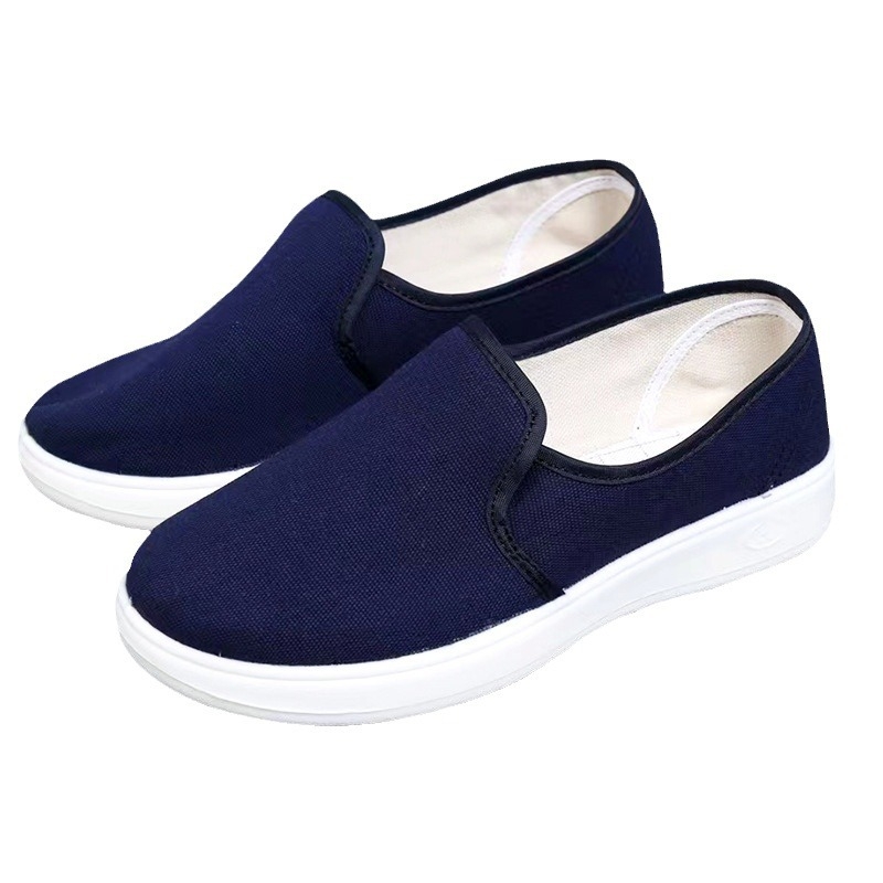 Antistatične tenisice od PU platna, slip-on za radionicu, plave boje