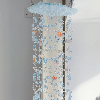 DIY komplet zvončić na vjetar s motivom Air Koi – za balkon ili spavaću sobu, svjež stil
