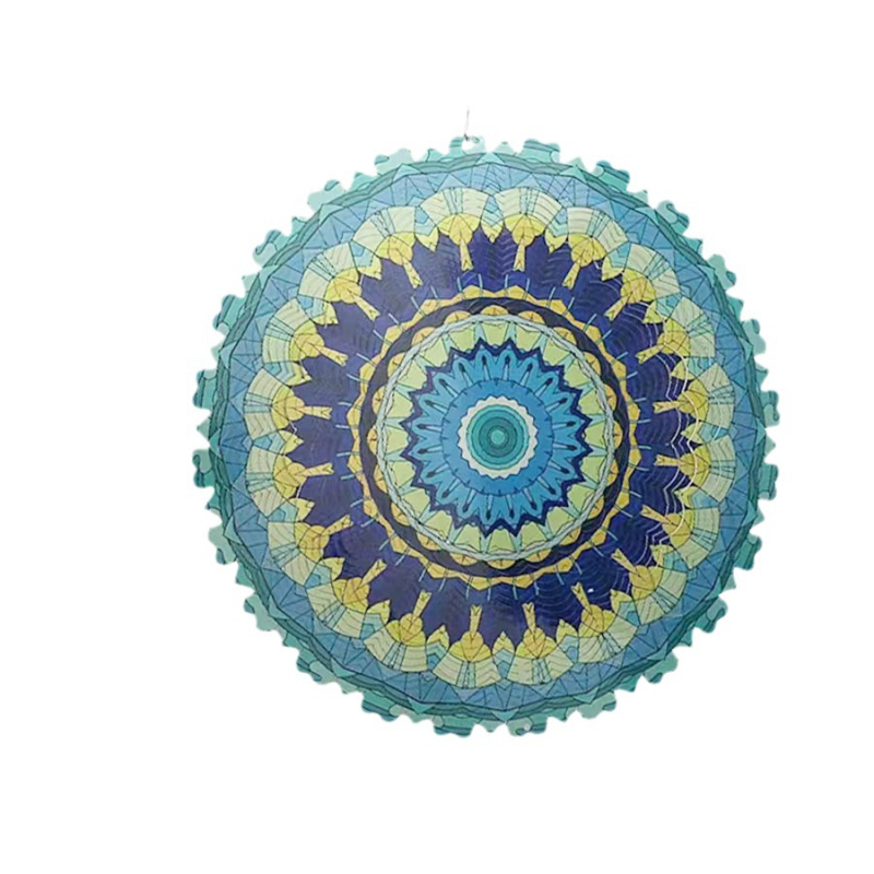 3D kinetički wind spinner – mandala zvončić za vanjsku upotrebu