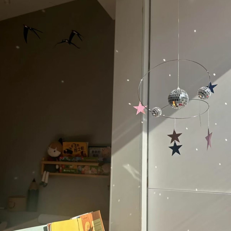 Metalni privjesak: Disko planeta, DIY komplet za zvjezdano noćno nebo