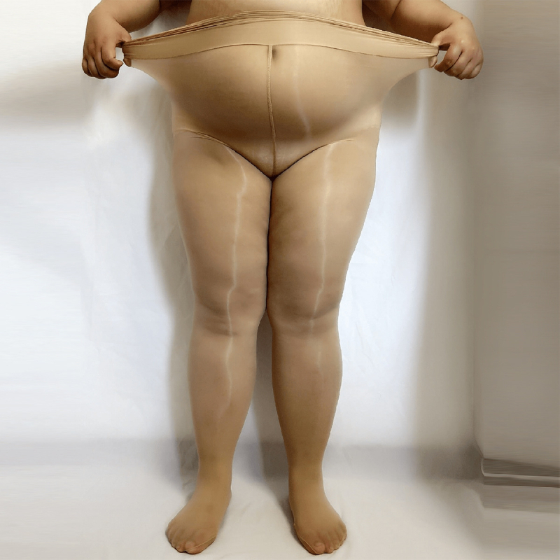 Plus-size čarape s uljem konja za žene, tanke, prozirne, produžuju noge, anti-trganje, maska uključena