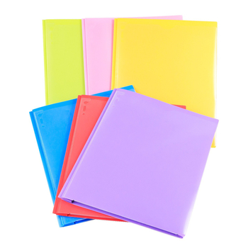 Plastični folder za klasifikaciju s tri rupe i dvije džepove, A4 veličina