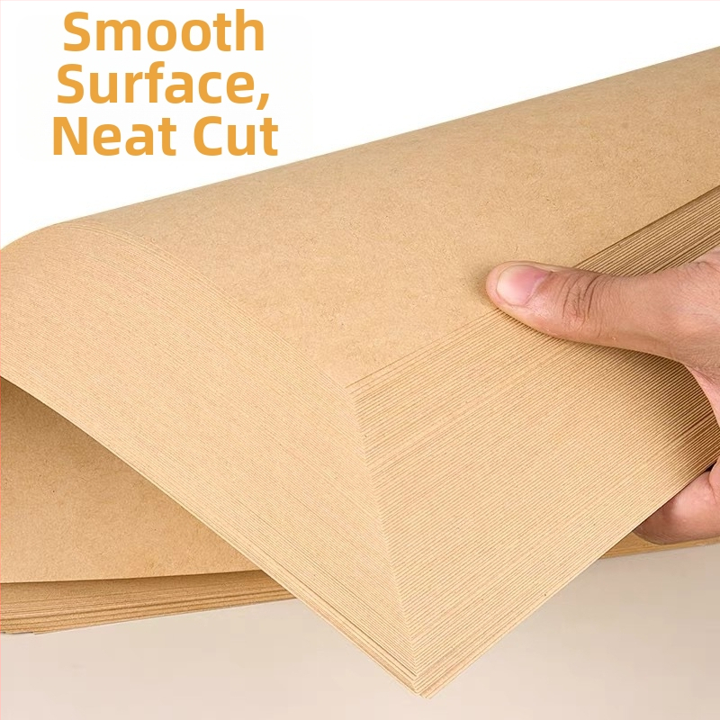 A4 kraft papier na tlač a viazanie, hrubý kresliaci papier 120 g/m², prázdny súbor kupónov, papier na umelecké obaly