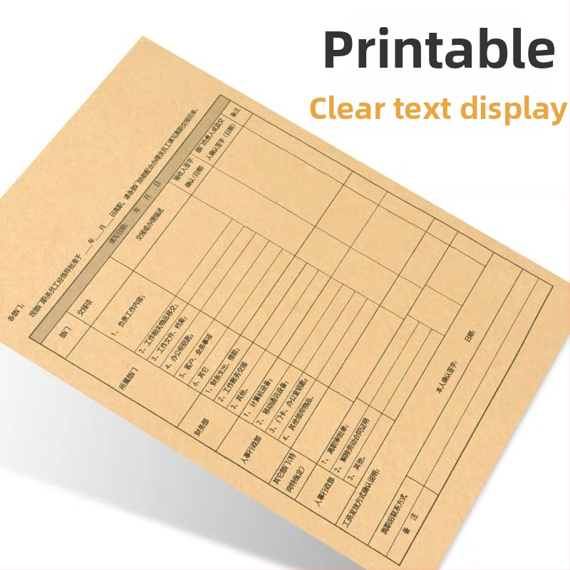 A4 kraft papier na tlač a viazanie, hrubý kresliaci papier 120 g/m², prázdny súbor kupónov, papier na umelecké obaly