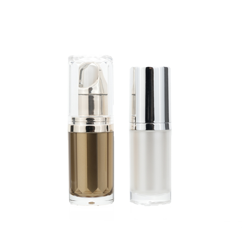 Akrilból készült cseppentő üveg, 5 ml/10 ml, kozmetikai és illóolaj-mintákhoz