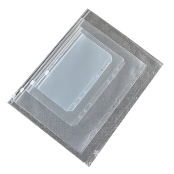 A6 binder s prozirnim PVC omotom, motiv tratinčice, inspiriran japanskim i korejskim stilom
