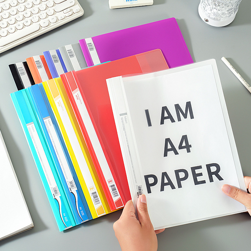Folder s dvije rupe, model 320, poslovni folder s perforacijom, izvještajni folder, twill uzorak, sjajan i mat završetak, organizator za listove