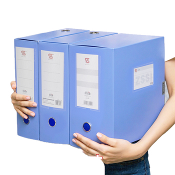 Cutie de depozitare pentru documente A4, din plastic, înălțime 15 cm, capacitate mare pentru birou