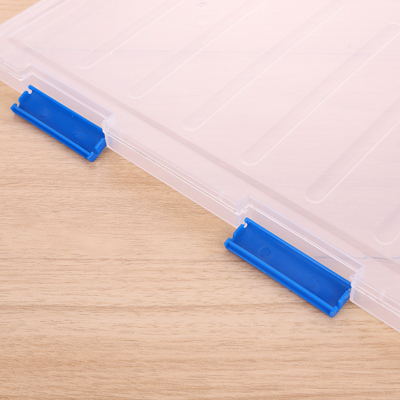 Minimalistička kutija za dokumente A4 i skladište za papir A5, prozirni plastični organizator za stolni dio ureda i školske potrepštine