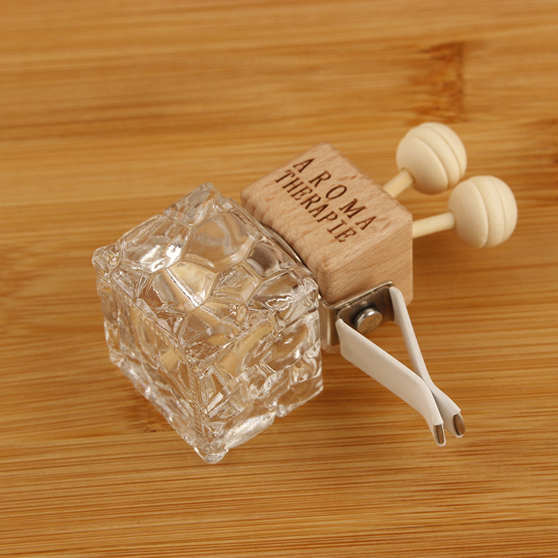 Autóillatosító üres üveg a szellőzőhöz, kreatív üvegpalack, 10 ml, testreszabható logó