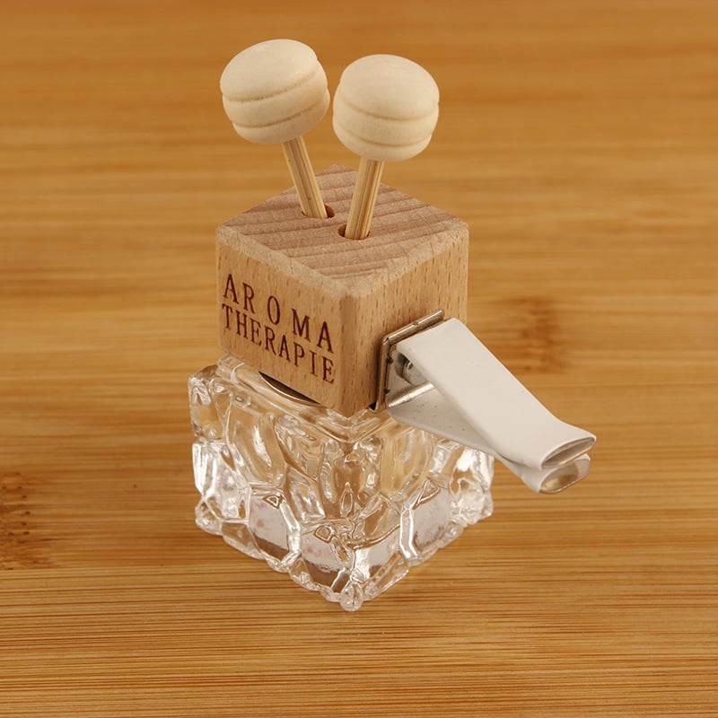 Autóillatosító üres üveg a szellőzőhöz, kreatív üvegpalack, 10 ml, testreszabható logó