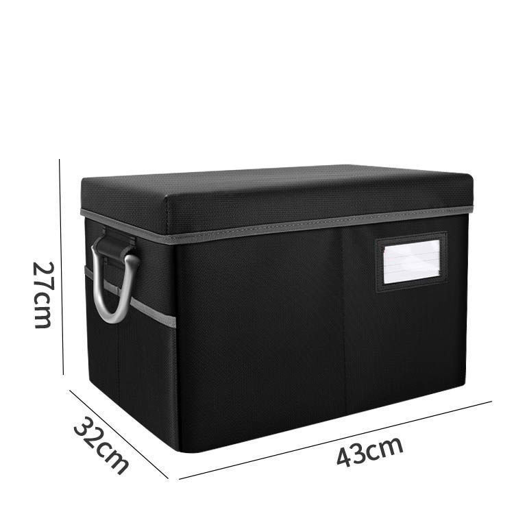 Jednoslojna protupožarna i vodootporna kutija za dokumente i kućni registar, dimenzije 43×32×27 cm
