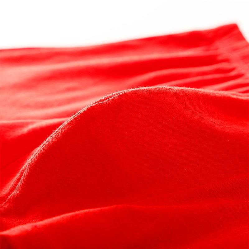 Muške bokserice od 100% pamuka, crvene, srednje visine struka, jednobojne