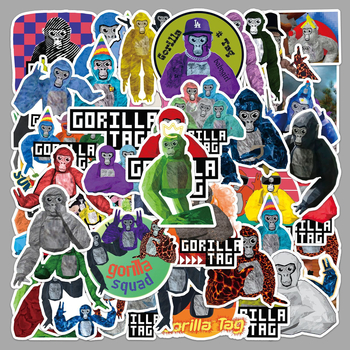50 komada Gorilla Tag karikatura naljepnica za boce i futrole za telefone