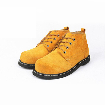 Pantofi de protecție pentru sudură, anti-stropire și rezistență la căldură, pentru bărbați, cu talpă galbenă, încălțăminte de lucru pentru toate anotimpurile